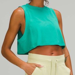 Lululemon  Crop Tank Top Maldives Green  10